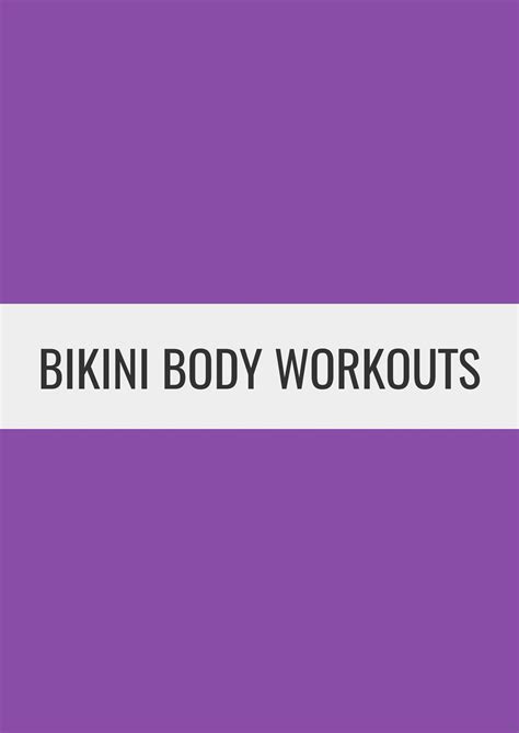 bikini body workouts by jen ferruggia Kindle Editon