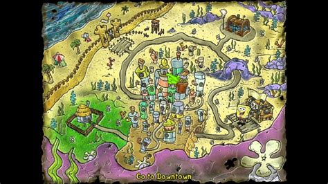 bikini bottom maps