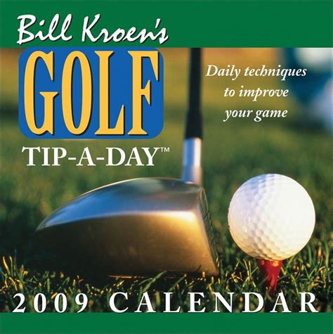 bill kroens golf tip a day 2000 calendar PDF