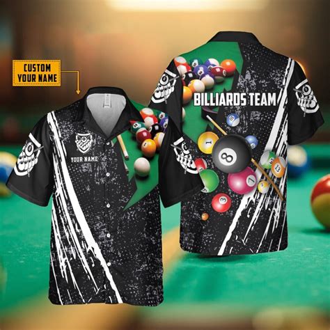 billiard team shirts