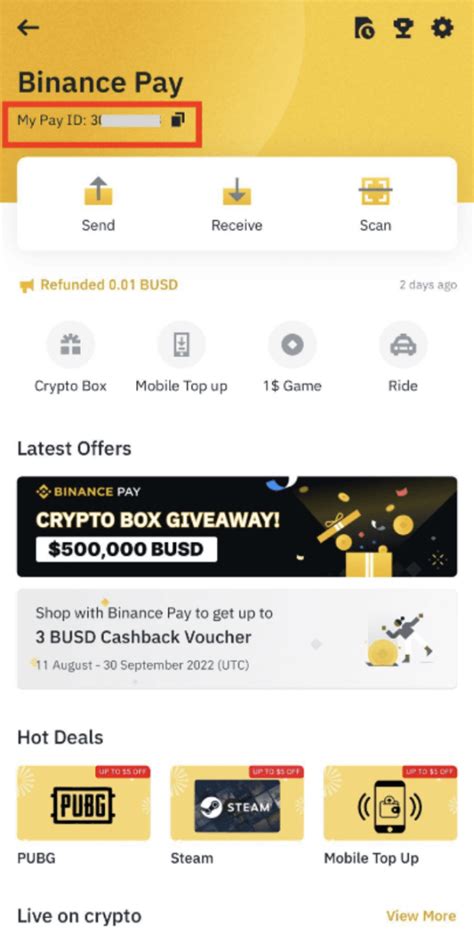 binance id