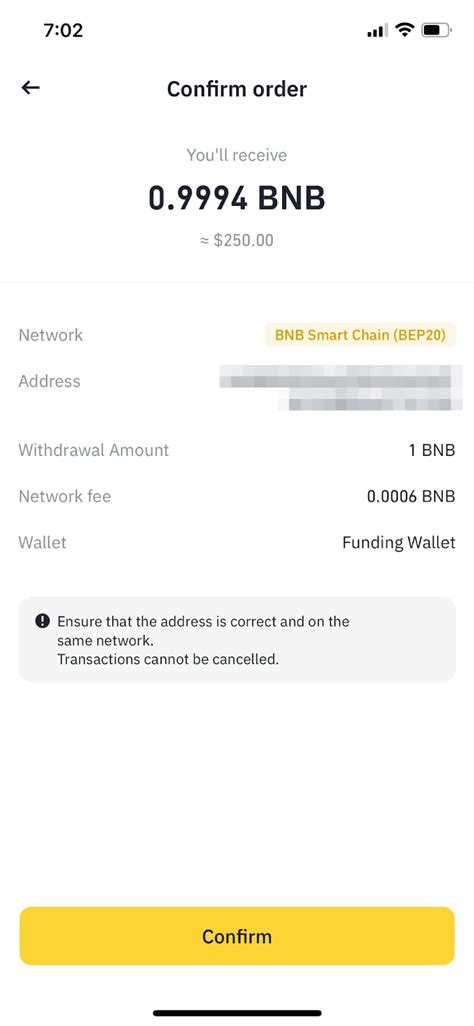 binance withdrawal fee