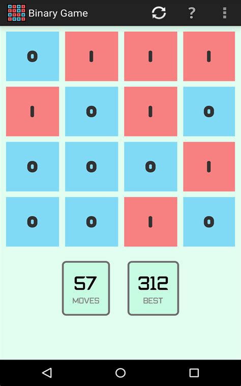 binary puzzle game