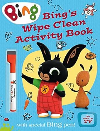 bings wipe clean activity book Kindle Editon