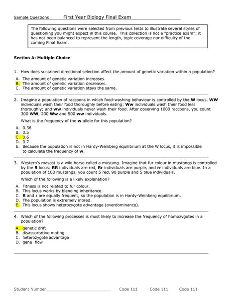 bio 100 pozos final exam answers Doc