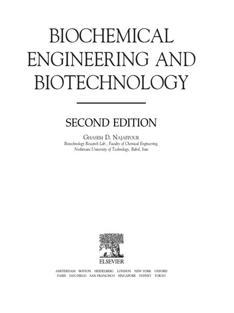 biochemical engineering second edition free Doc