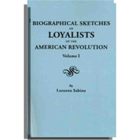 biographical sketches loyalists american revolution PDF
