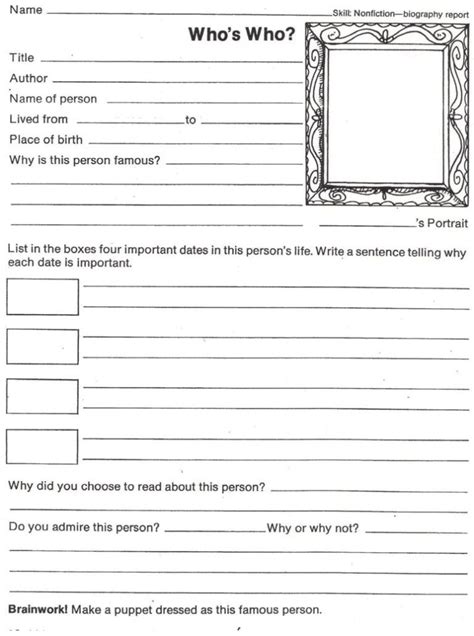 biography-outline-6th-grade Ebook Doc