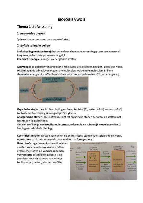 biologie rondom voor 5v vwo Reader