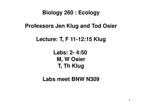 biology 260 ecology lab manual fall 2002 jen klug and a pdf Reader