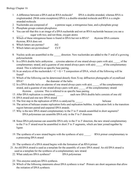 biology chapter 16 worksheet answers Kindle Editon