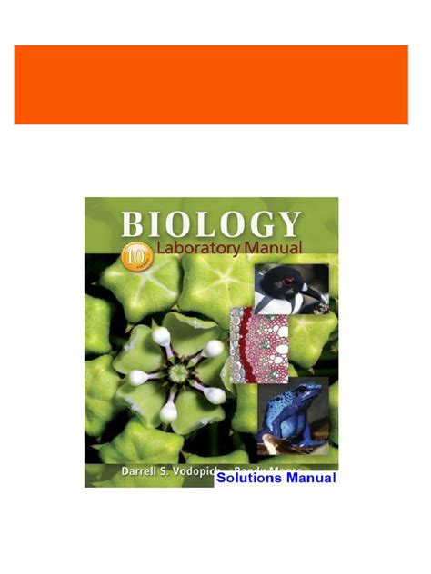 biology laboratory manual 10th edition PDF