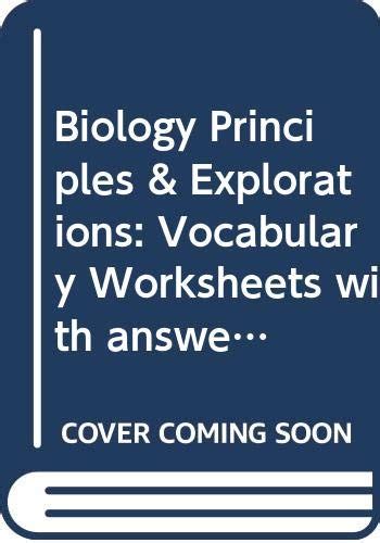 biology principles explorations answer key Kindle Editon