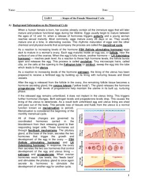 biology regents lab answer key menstrual cycle PDF