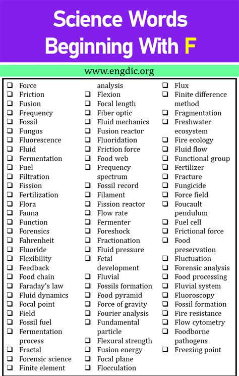 biology words that start with f