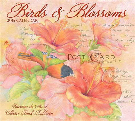 birds and blossoms 2015 deluxe wall calendar PDF