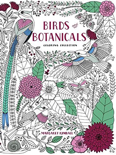 birds and botanicals coloring Kindle Editon