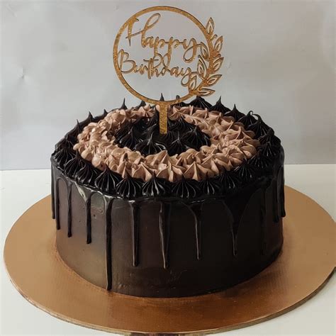 birthday truffle cake design