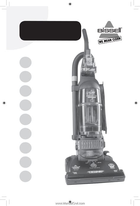 bissell powerforce bagless user guide PDF