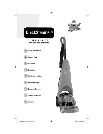 bissell quicksteamer 1970 guide Kindle Editon