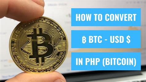 bitcoins to php