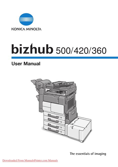 bizhub 500 service manual pdf Reader