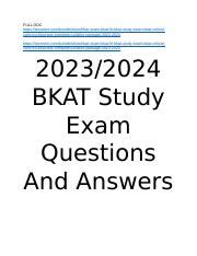 bkat 8 test and answers Ebook PDF