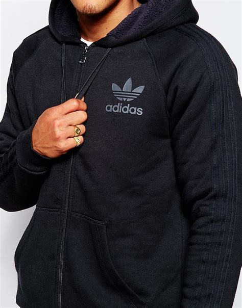 black Adidas hoodie