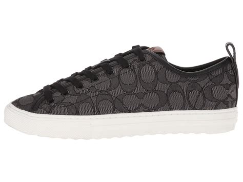 black Coach sneakers