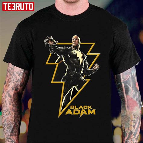 black adam t shirt