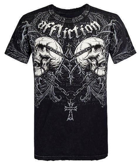 black affliction shirt