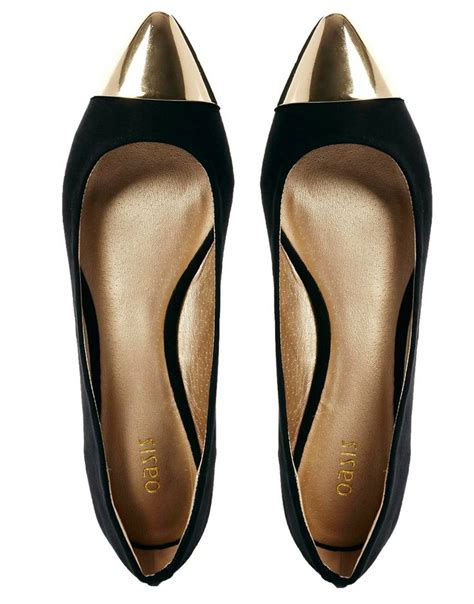 black and gold women's shoes