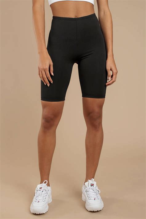 black biker shorts