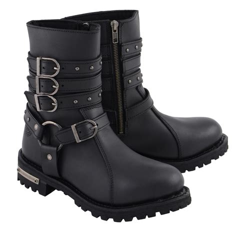 black boots with buckle