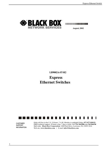 black box lbu9002 us owners manual Reader