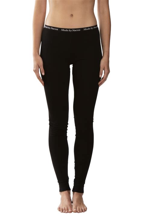 black cotton leggings