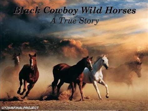 black cowboy wild horses a true story Epub