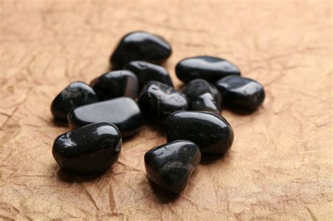 black crystal stone