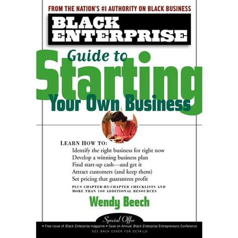black enterprise guide to starting your own business Doc