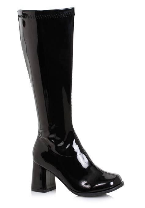 black gogo boots