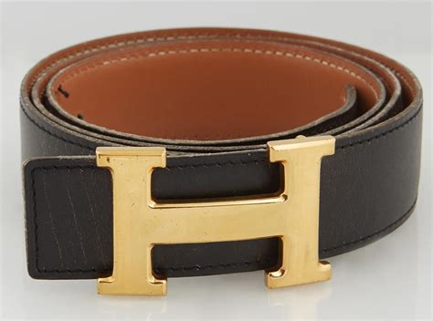 black hermes belt