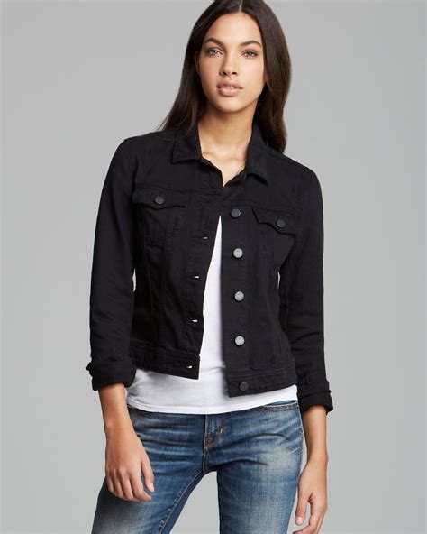 black jean jacket womens