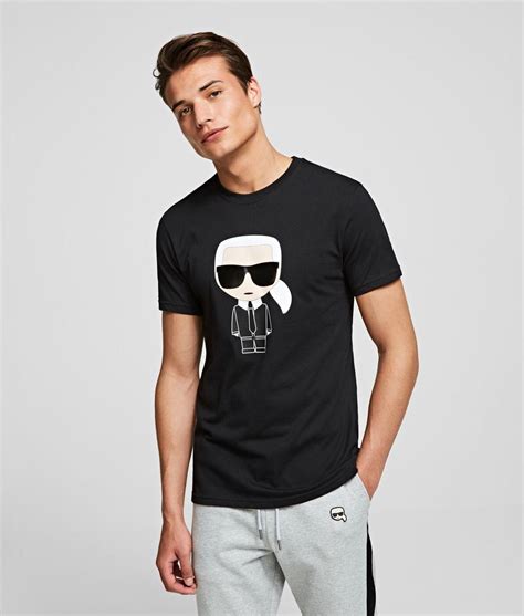 black karl lagerfeld tshirt men