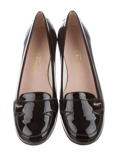 black patent leather shoes flats