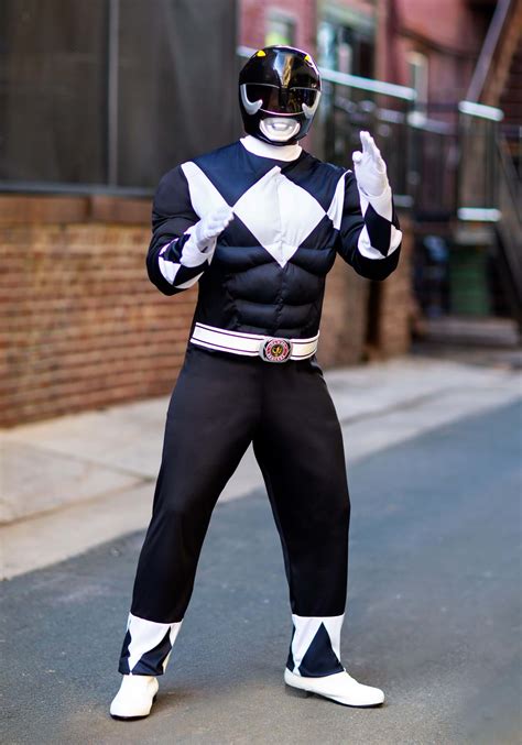 black power ranger costume