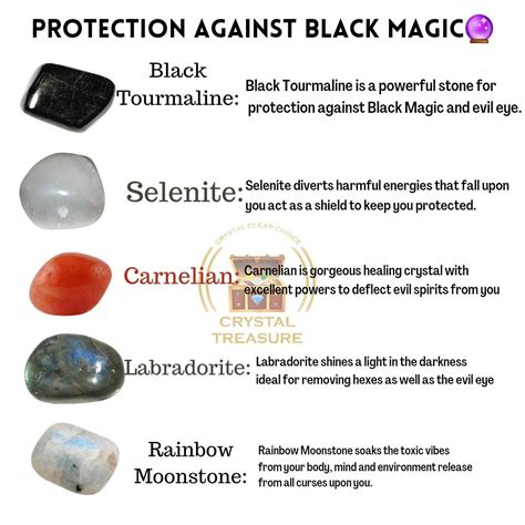 black protection crystals