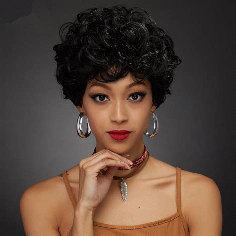 black short wigs that look real