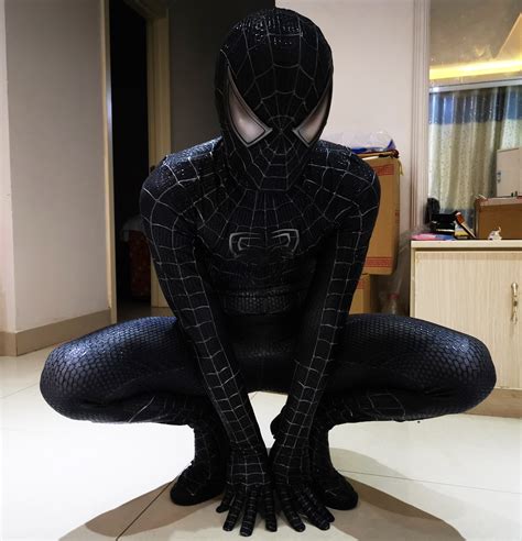 black suit spiderman costume