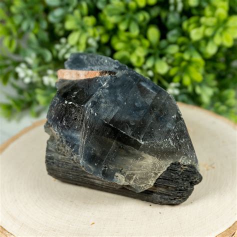 black tourmaline on quartz