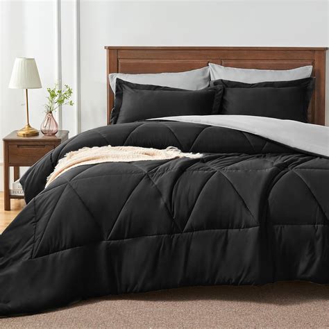 black twin xl bed set